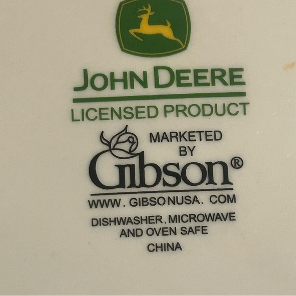 Collectors Gibson John Deere Amber Waves design B discontinued 8.5” salad plate - Picture 11 of 12